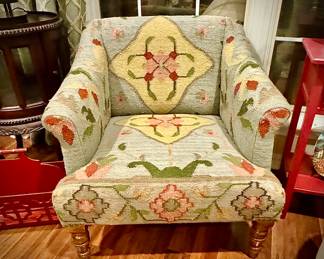 Kilim carpet chair