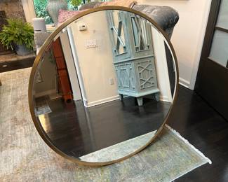Large round 41' mirror new.