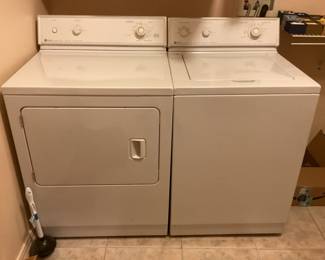 Washer and dryer
