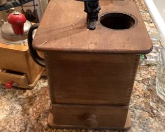 Antique coffee grinders