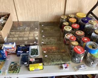 Nuts, bolts, screws, nails 
