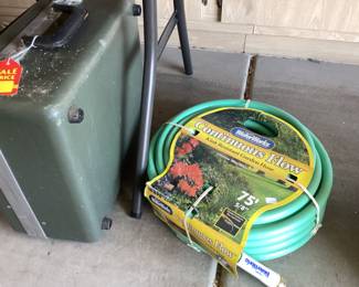 New 75 foot garden hose