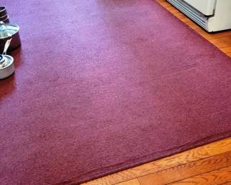 792 - Burgundy Area Rug - 83 x 59
