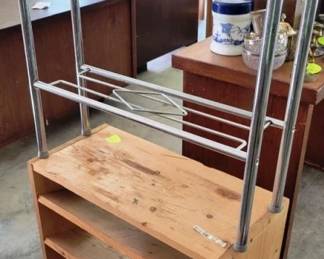 701 - Shoe Racks Wooden Rack 25 x 23.5 x 11
