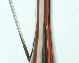 47 - Silver Plated Bud Vase with Handle - 7.5" tall
