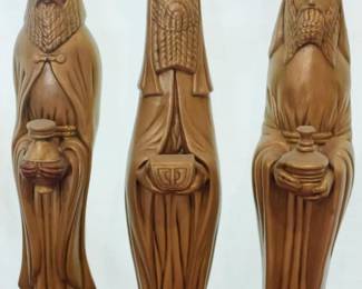 91 - Three Wise Men Figures - 13" tall
