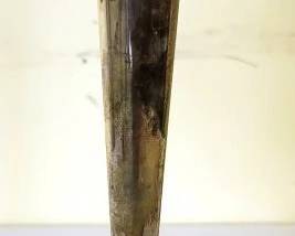 687 - Sterling Silver Weighted Bud Vase by Preisner 7.5" tall
