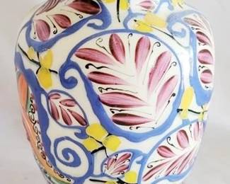 596 - Czechoslovakian Small Vase - 7.5" tall
