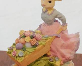 111 - Easter Rabbit Figure - 7.5" tall
