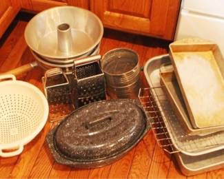663 - Lot of Assorted Kitchen pans & More
