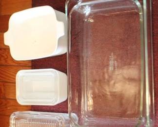 668 - Lot of Pyrex Dishes & More
