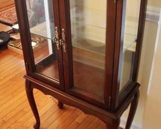 673 - Display Cabinet w/ 1 glass shelf 12 x 24 x 43
