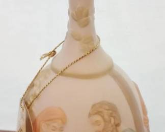 38 - Lefton 1982 Christopher Collection Porcelain Bell 7" tall
