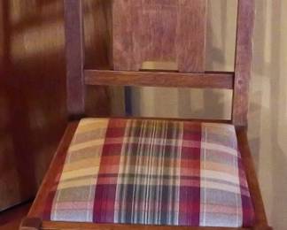 4 - Upholstered Seat Side Chair - 40" x 14" x 17"
