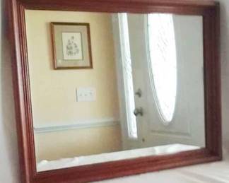 612 - Framed Wall Mirror - 18.5 x 22.5
