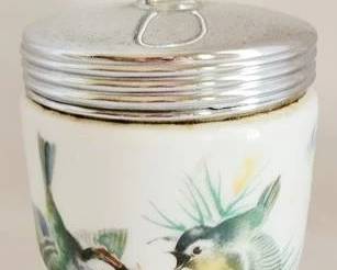 524 - Royal Worcester Egg Coddler Jar 4.5" tall
