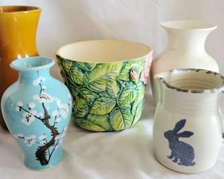 553 - Lot of Assorted Vases & More
