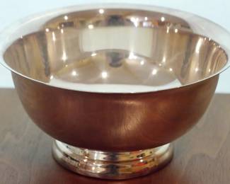 56 - Silverplate Bowl - 3" x 6"
