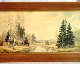 609 - Framed Print - 19 x 38
