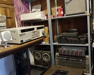 Sony Beta player/recorder, other video/music/lighting equipment 