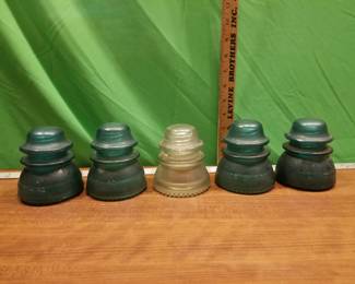 Vintage Electric insulators 