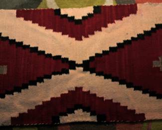 EARLY NATIVE AMERIAN SMALL WOVEN RUG