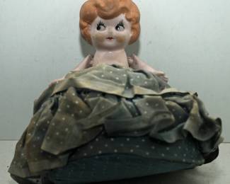 VINTAGE GERMAN BISQUE BED DOLL