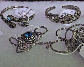 BETTER DESIGNER JEWLERY GOLD AND SILVER INCLUDING EFFY 