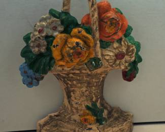 PAINTED CAST IRON DOOR STOP