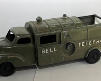 HUBLEY JR BELL TELEPHONE METAL TRUCK