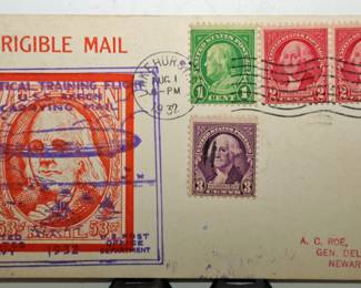 AKRON DIRIGIBLE MAIL 