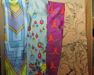 1970's PETER MAX DESIGN NECKTIES