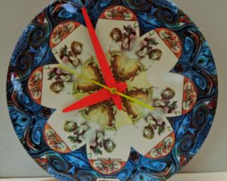 VINTAGE PETER MAX GE WALL CLOCK