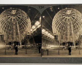 STEREO VIEW U S S AKRON AND A NICE SELECTION OF INTERESTING STEREO VIEWS 