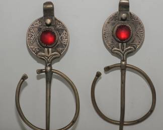 Amazigh fibula (Taẓṛẓit) is a traditional fibula or brooch with practical and symbolic importance in Amazigh cultural heritage. As a common item of the jeweler of the Berber cultures