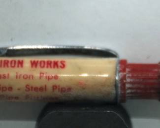 TRAVERSE CITY IRON WORK MECHANICAL PEINCIL WITH FIRE HYDRANT FINIAL