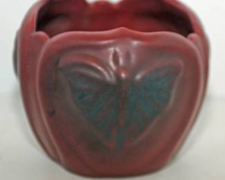  VAN BRIGGLE BUTTERFLY VASE