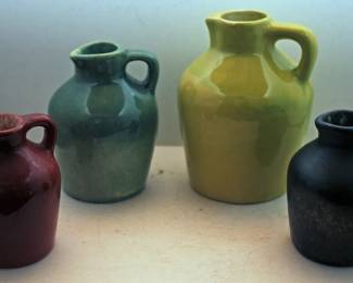 KELLOGG POTTERY MINATURE JUGS