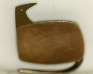 STUDIO BETTY COOKE SIGNED STERLING MCM BROOCH