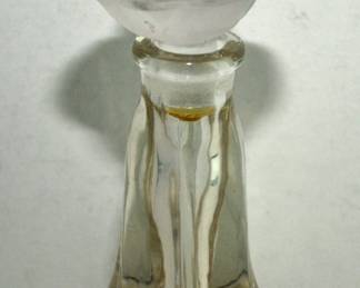 GLASS PERFUME WITH FROSTED ROSE DOBER