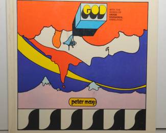 PETER MAX 1970 GOD
