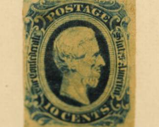 CSA DAVIS 10 CENTS STAMP
