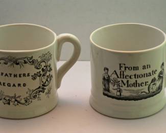 CHILDREN'S TRANSFERWARE MUGS