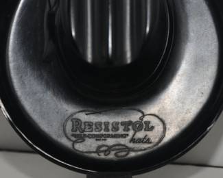 RESISTOL HATS ADVERTSING BAKELITE ASHTRAY