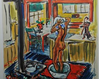 HOWARD CHURCH MSU ART DEPARTMENT CHAIRMAN 1945-62 LENAWEE SUMMER ART SCHOOL .