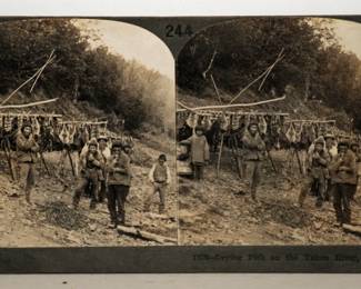 YUKON RIVER DRYING FISH 