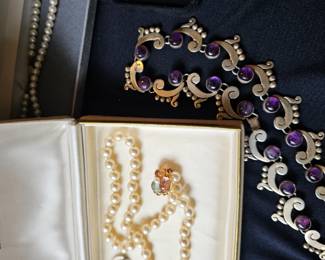 A few fine jewelry items.