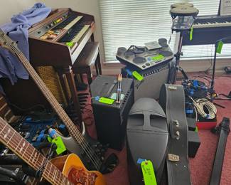 Tons of musical instruments