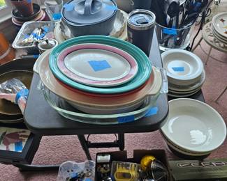 Lots of dishware