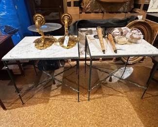 Pair of Tables 
25 x25 x30h